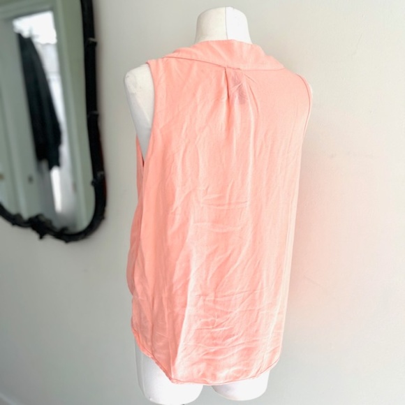 Bobi Papaya Sleeveless Surplice Top NWT - Picture 7 of 7